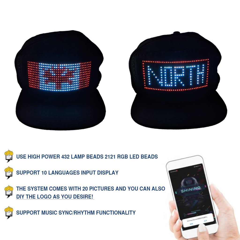 Unique App Controlled LED Hat