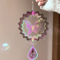 Colorful 3D Butterfly Rotating Wind Chimes