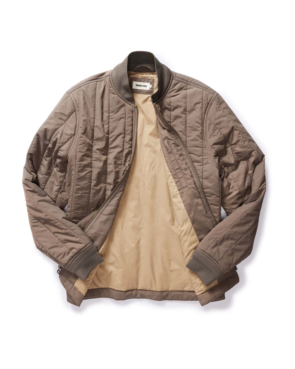 The Able Jacket in Morel Quilted Nylon