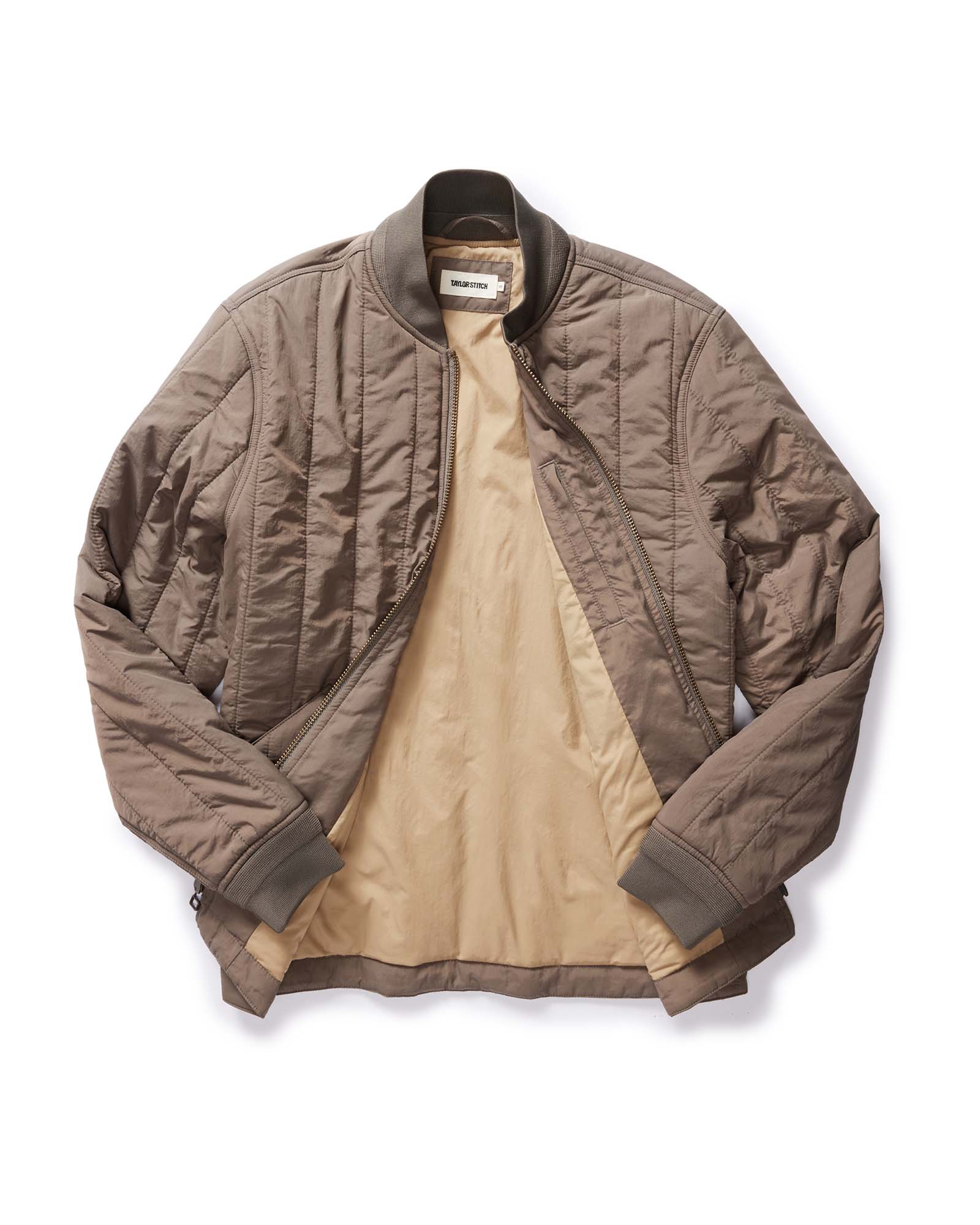 The Able Jacket in Morel Quilted Nylon