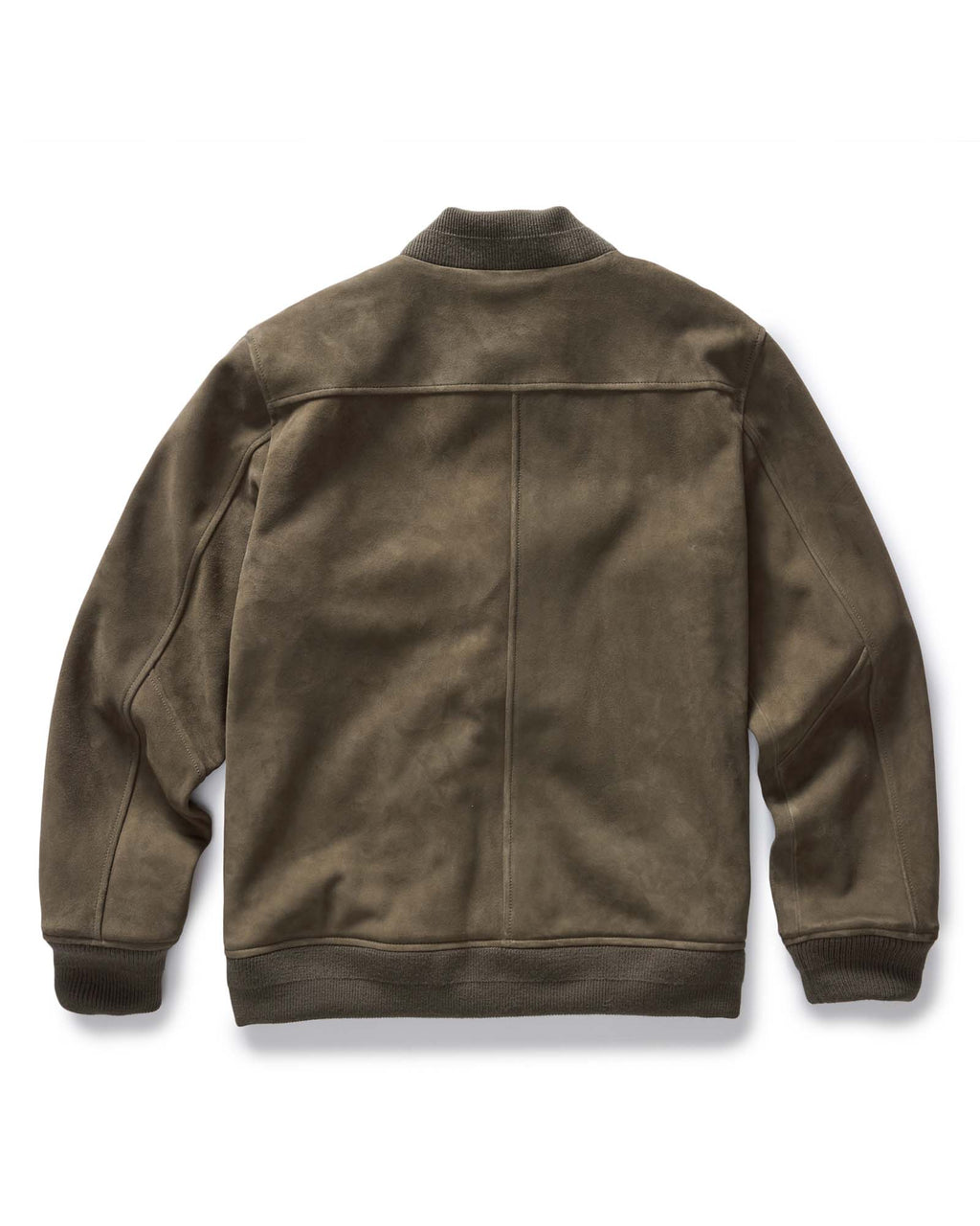 The Bomber Jacket in Army Suede