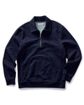 The Apres Quarter Zip in Rinsed Indigo Terry