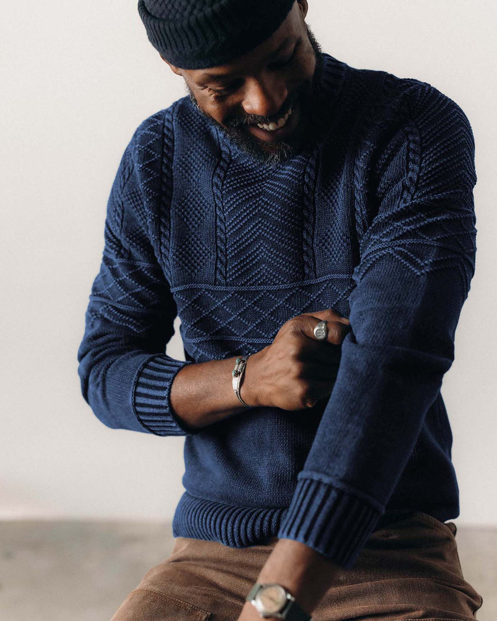 The Bedford Sweater in Navy