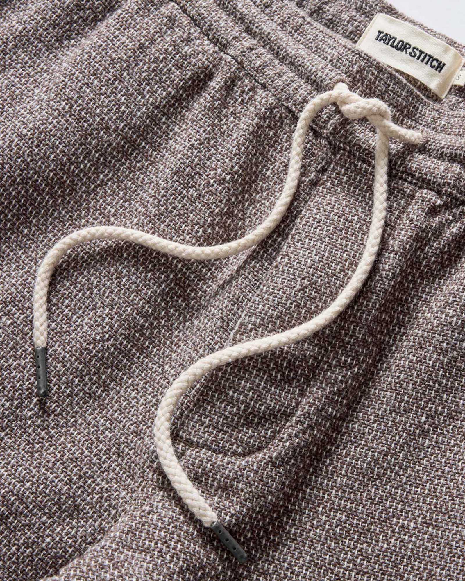 The Apres Pant in Granite Linen Tweed