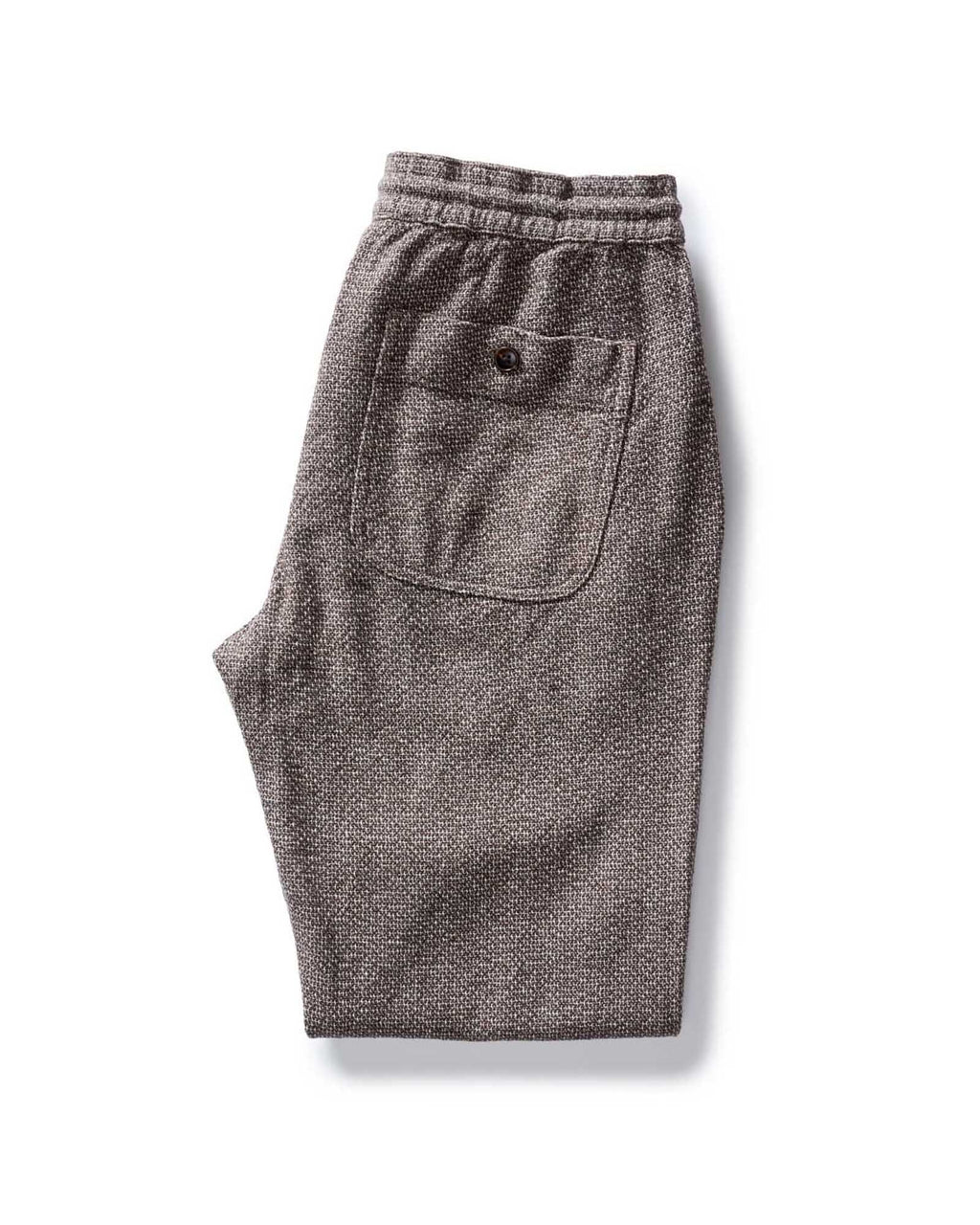 The Apres Pant in Granite Linen Tweed