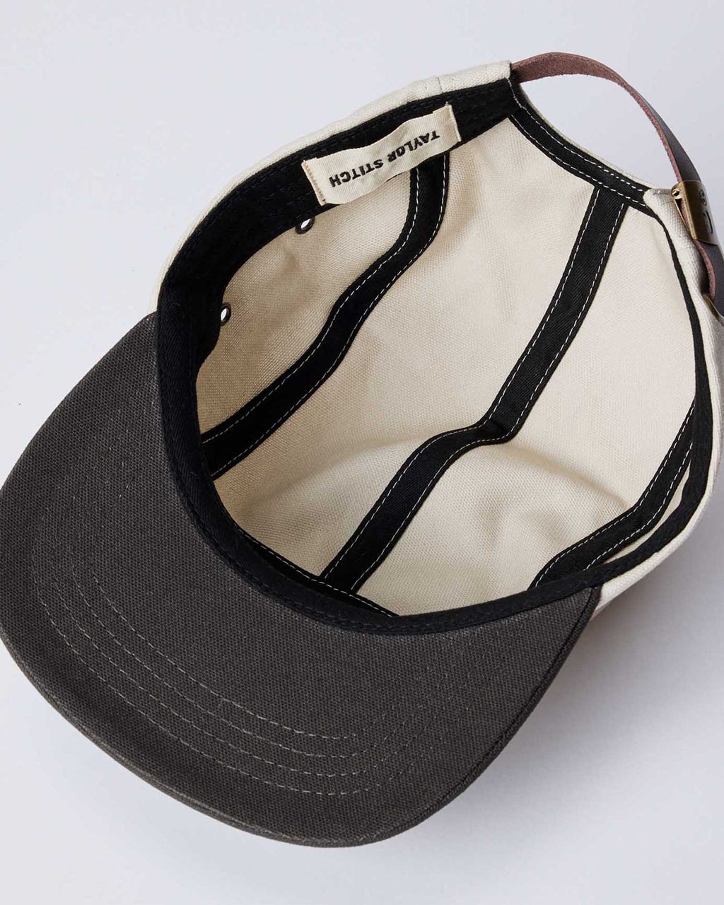 The 5-Panel Cap in Stone Pigment Canvas