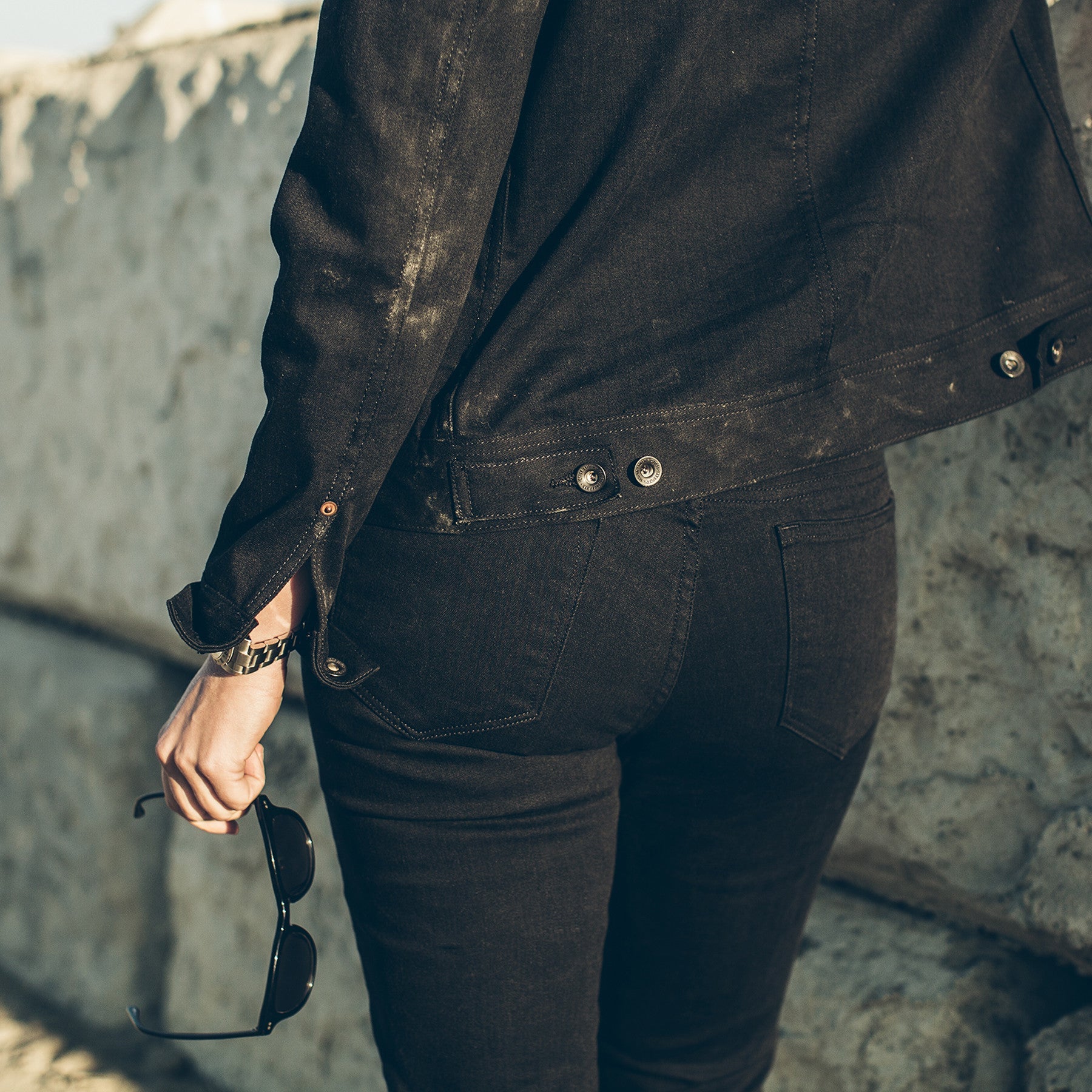 The Adler Jean in Noir