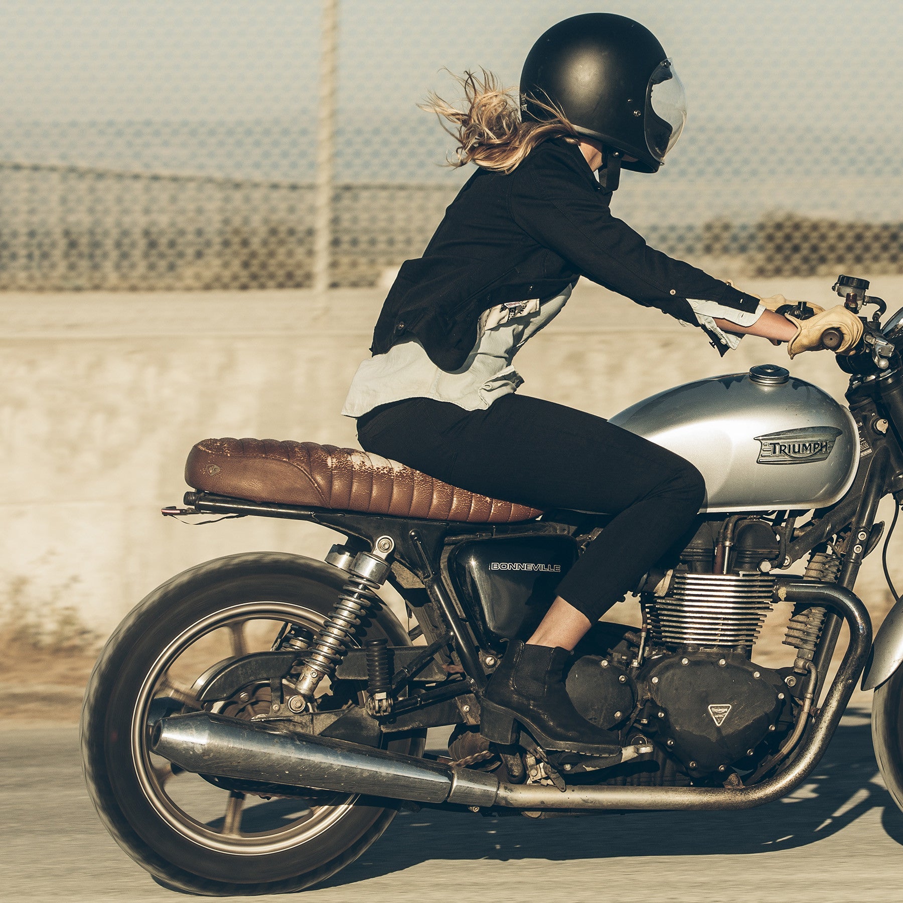 The Adler Jean in Noir