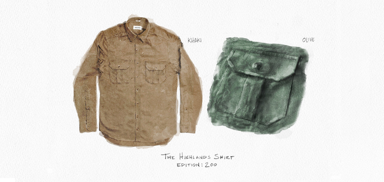 Olive Twill Highlands Shirt