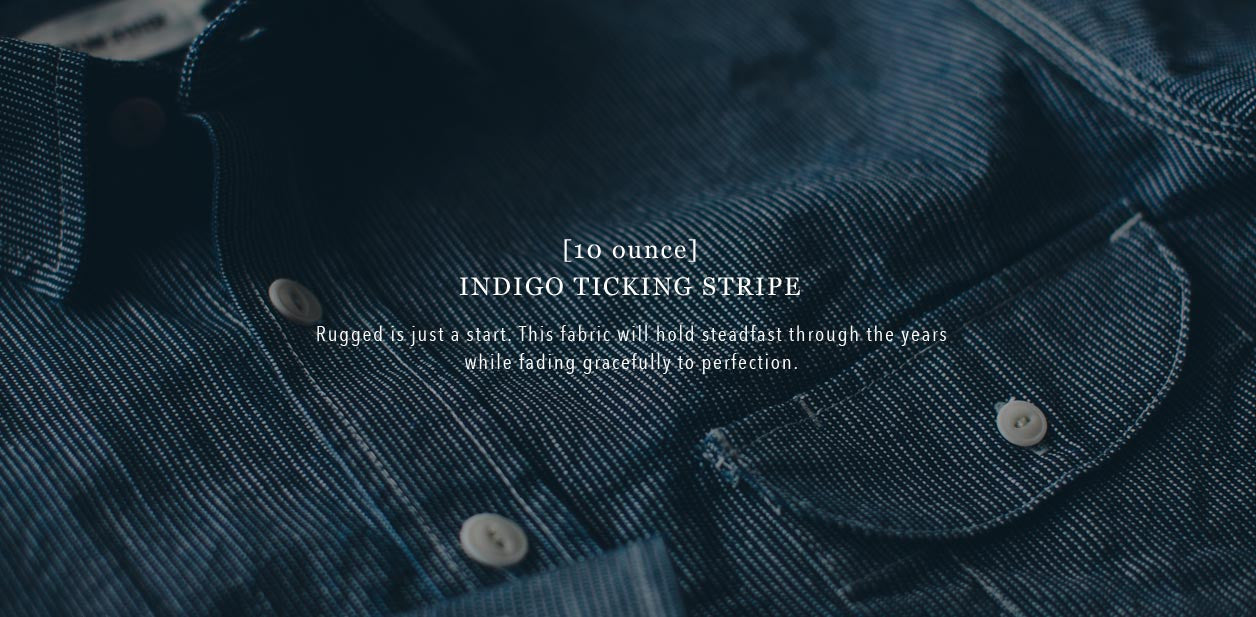Indigo Jacquard Dot Utility Shirt
