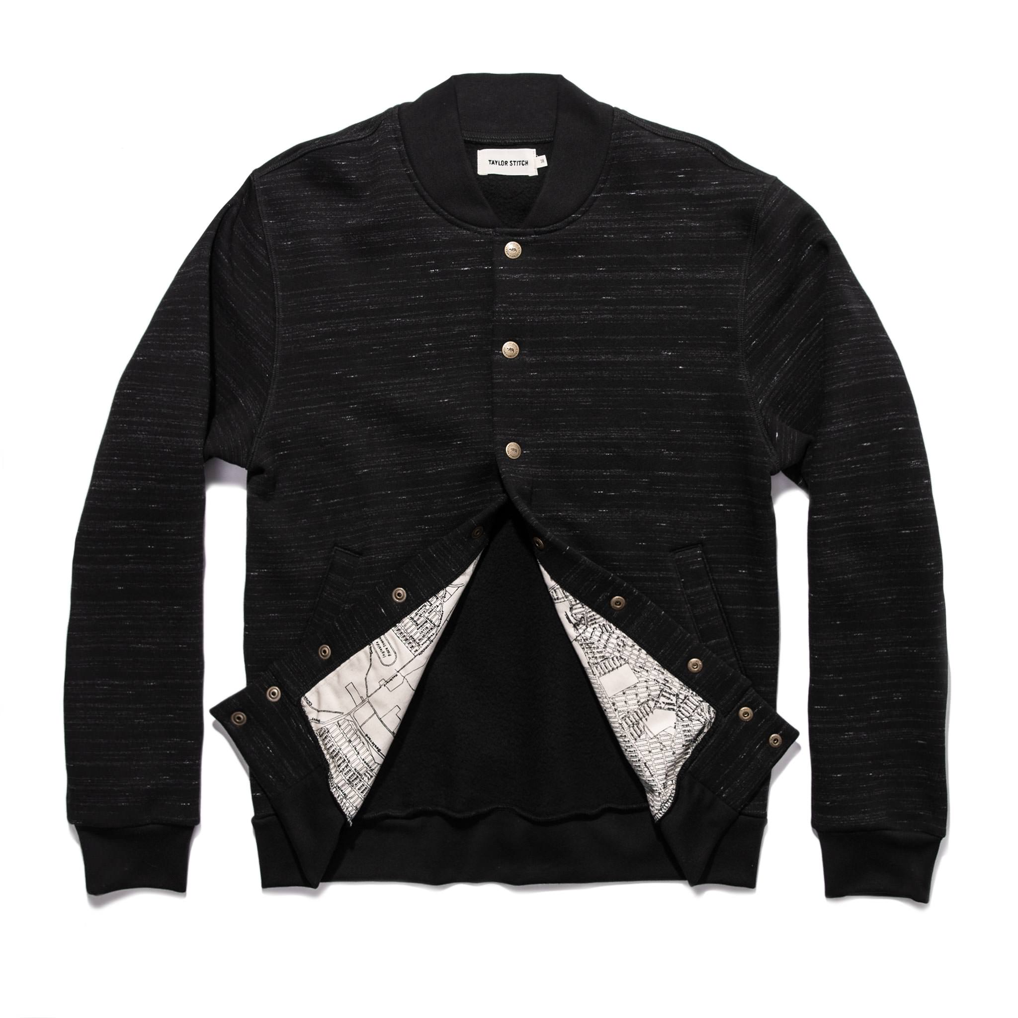 The Bomber in Black Fleece