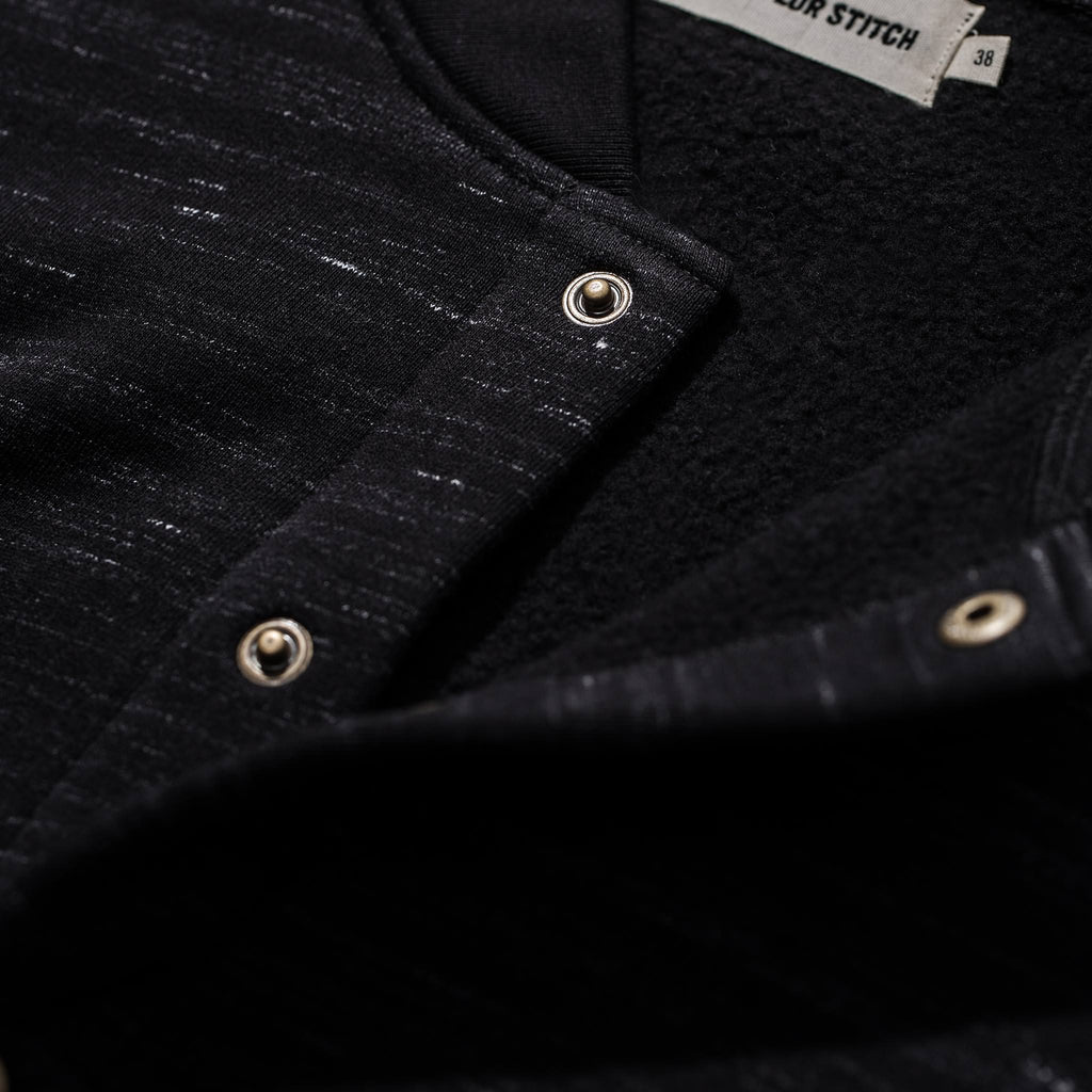 The Bomber in Black Fleece