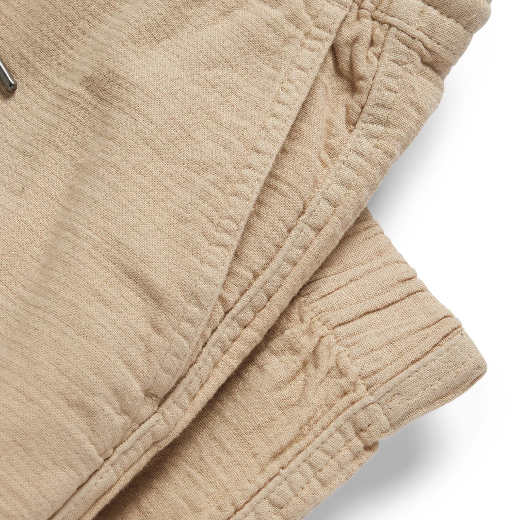 The Apres Pant in Khaki Double Cloth