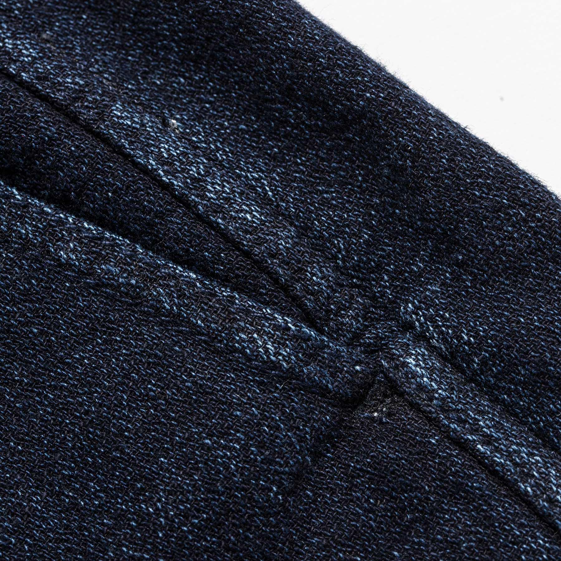 The Après Short in Indigo Crepe