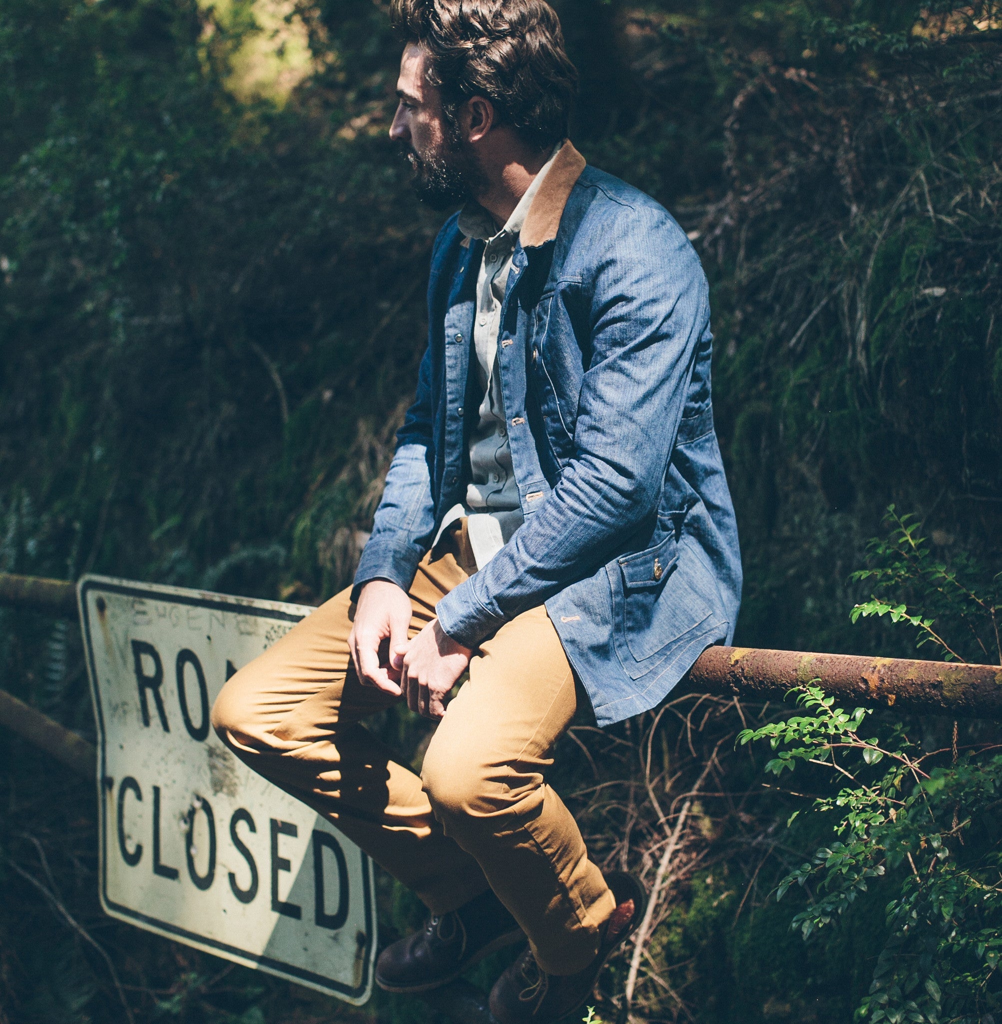 Raw Denim Rider Jacket