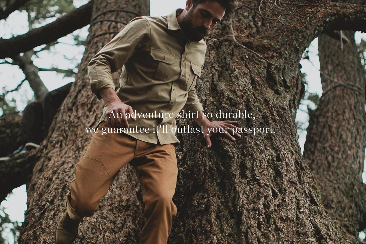 Khaki Twill Highlands Shirt