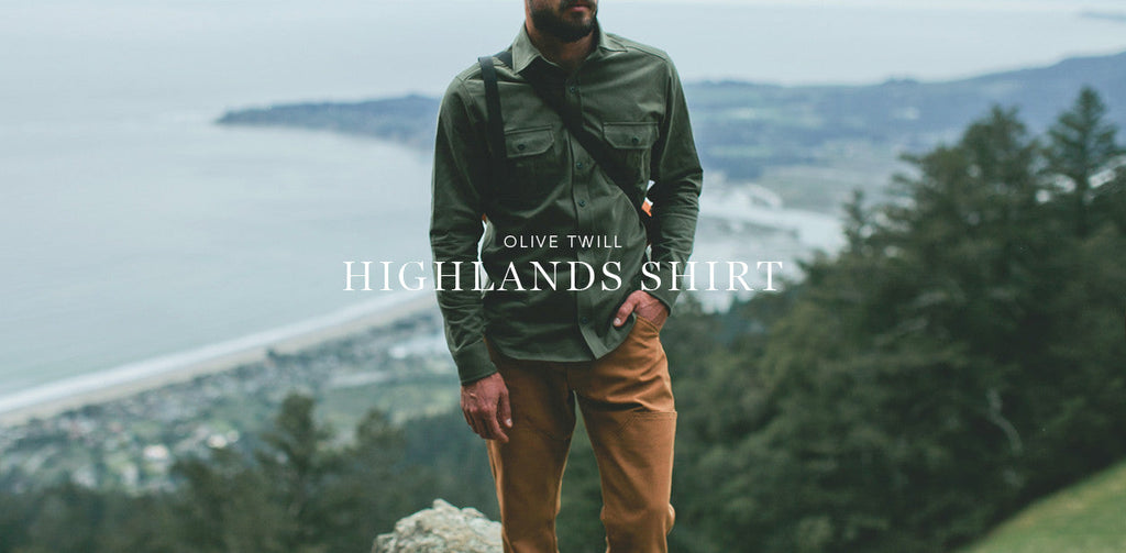 Olive Twill Highlands Shirt