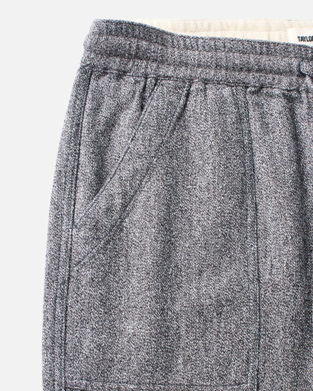 The Breakwater Pant in Grey Marl Hemp