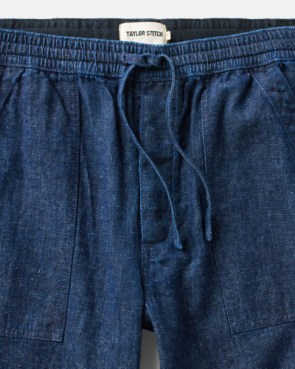 The Breakwater Pant in Rinsed Indigo Hemp Denim