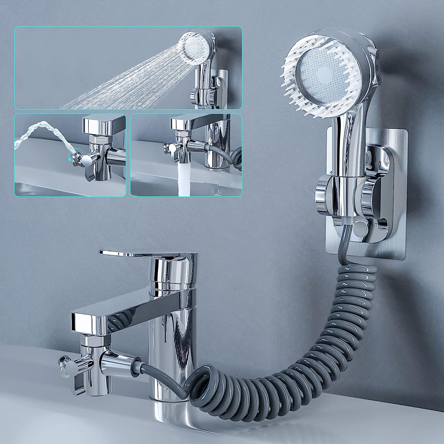 3-in-1 Multifunctional Faucet Converter (for all faucets)