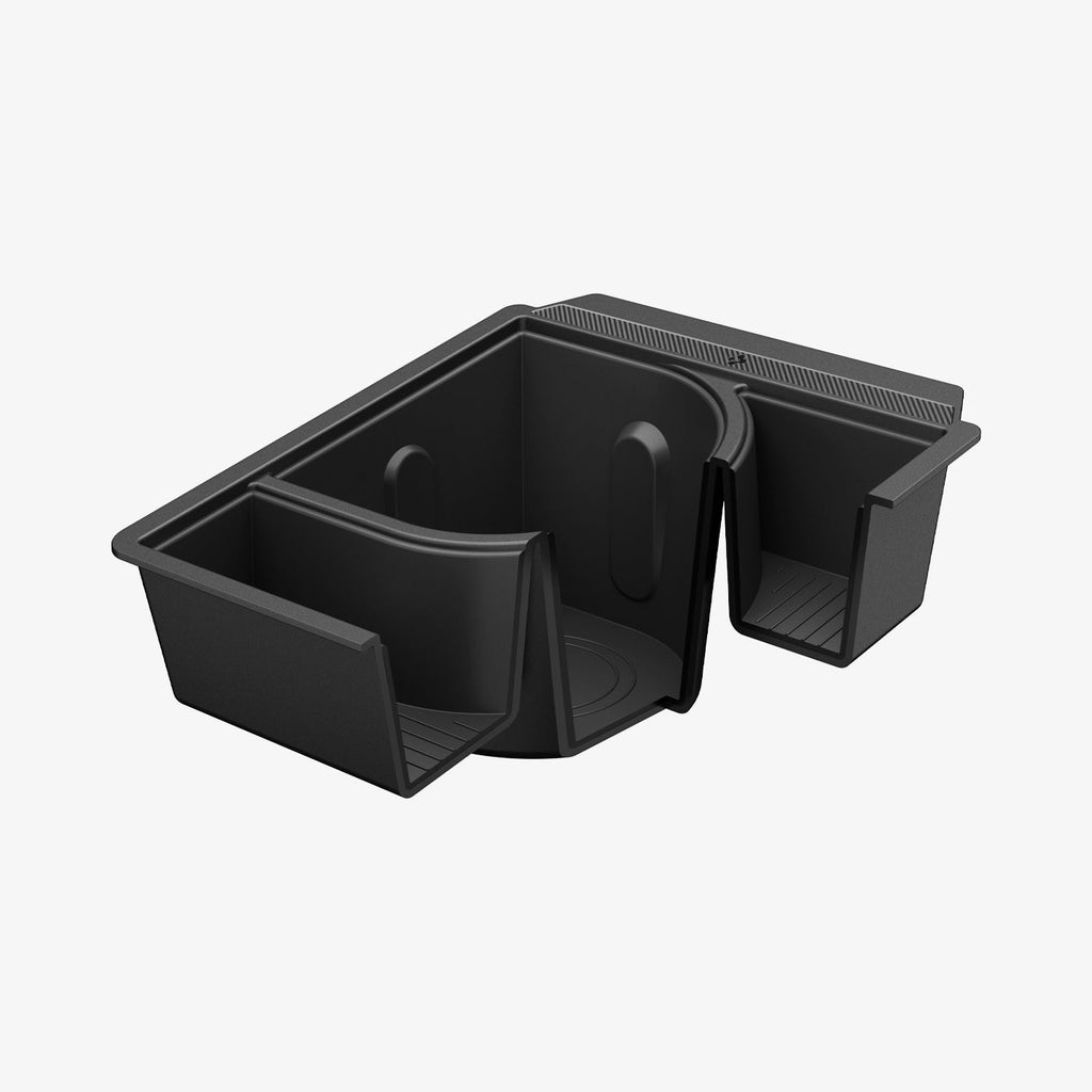 Tesla Series - Sliding Center Console Organizer with Bottle Holder | TO220SC