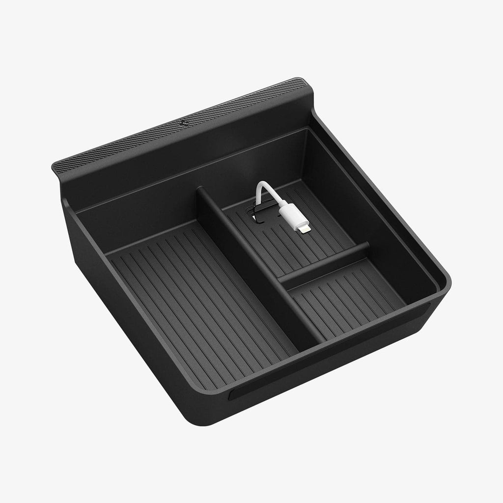 Tesla Series - Non-Slide Center Console Organizer | 3-Section