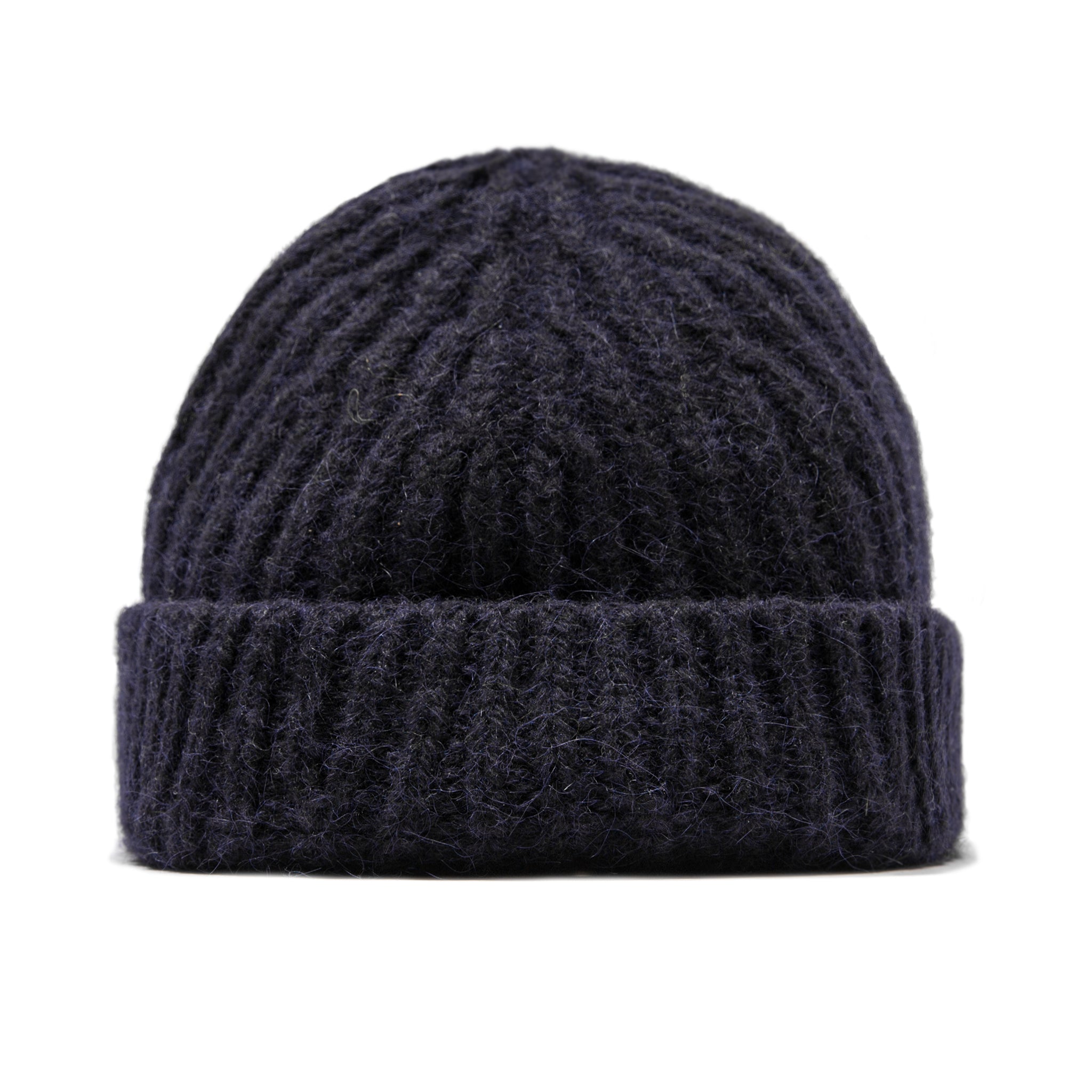 The Beanie in Navy Alpaca