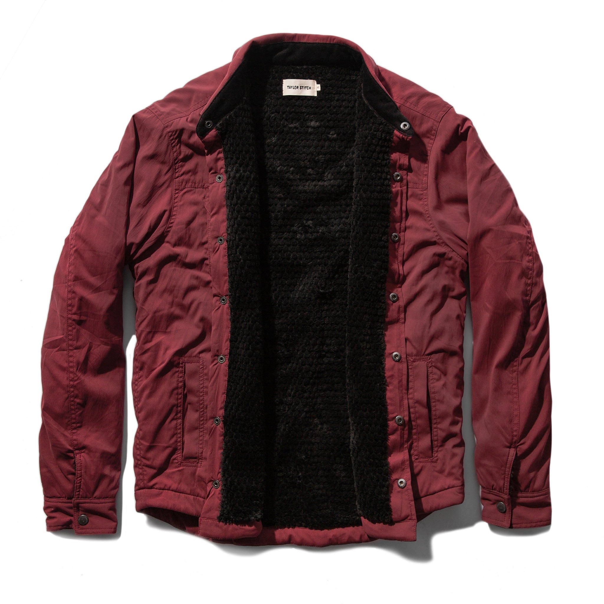 The Albion Jacket in Burgundy