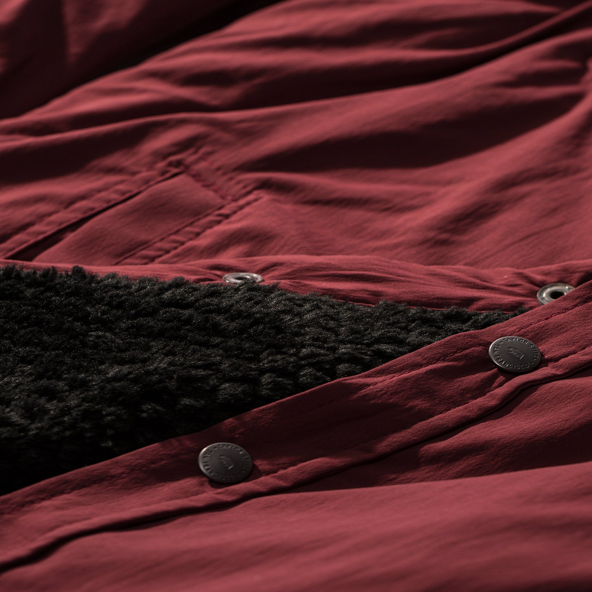 The Albion Jacket in Burgundy