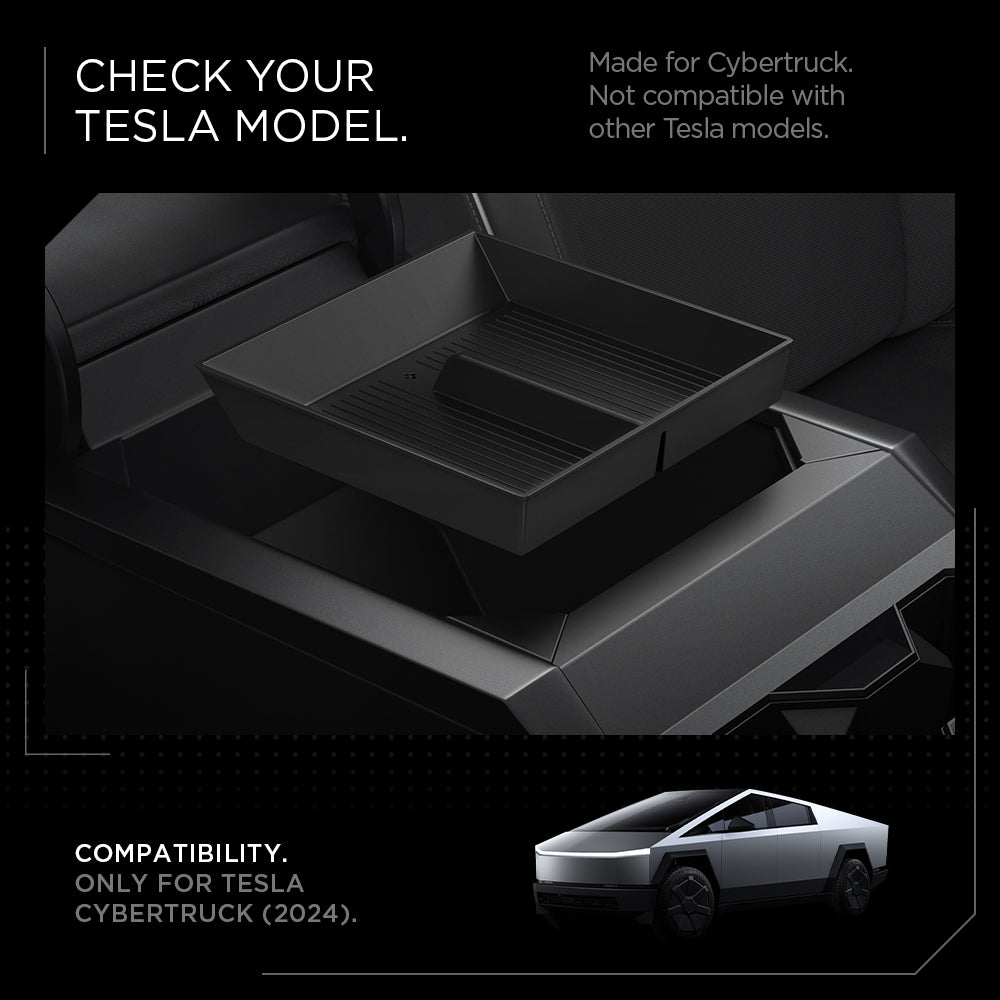 Tesla Series - Armrest Console Organizer Lower Tray | CO220B