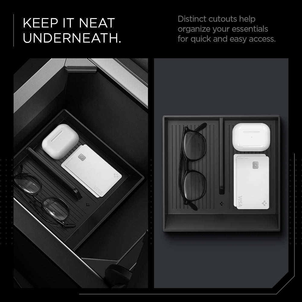 Tesla Series - Armrest Console Organizer Lower Tray | CO220B