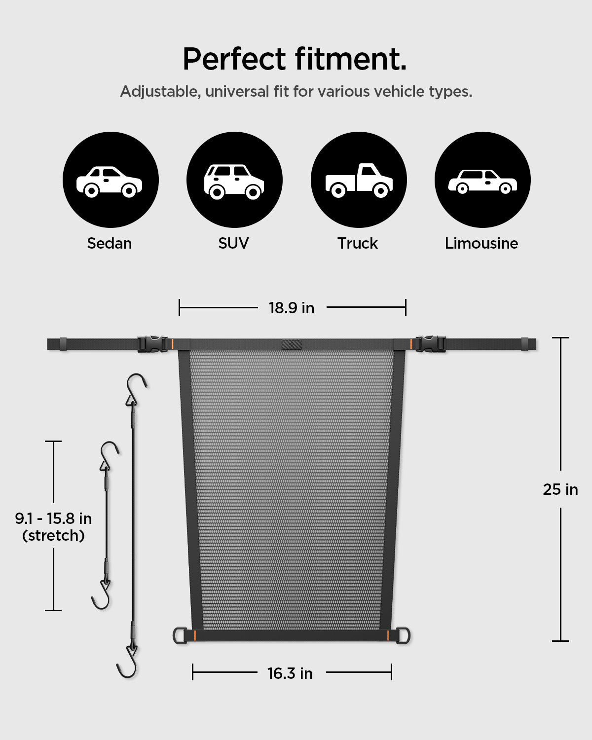 Pet Car Backseat Barrier | PS200