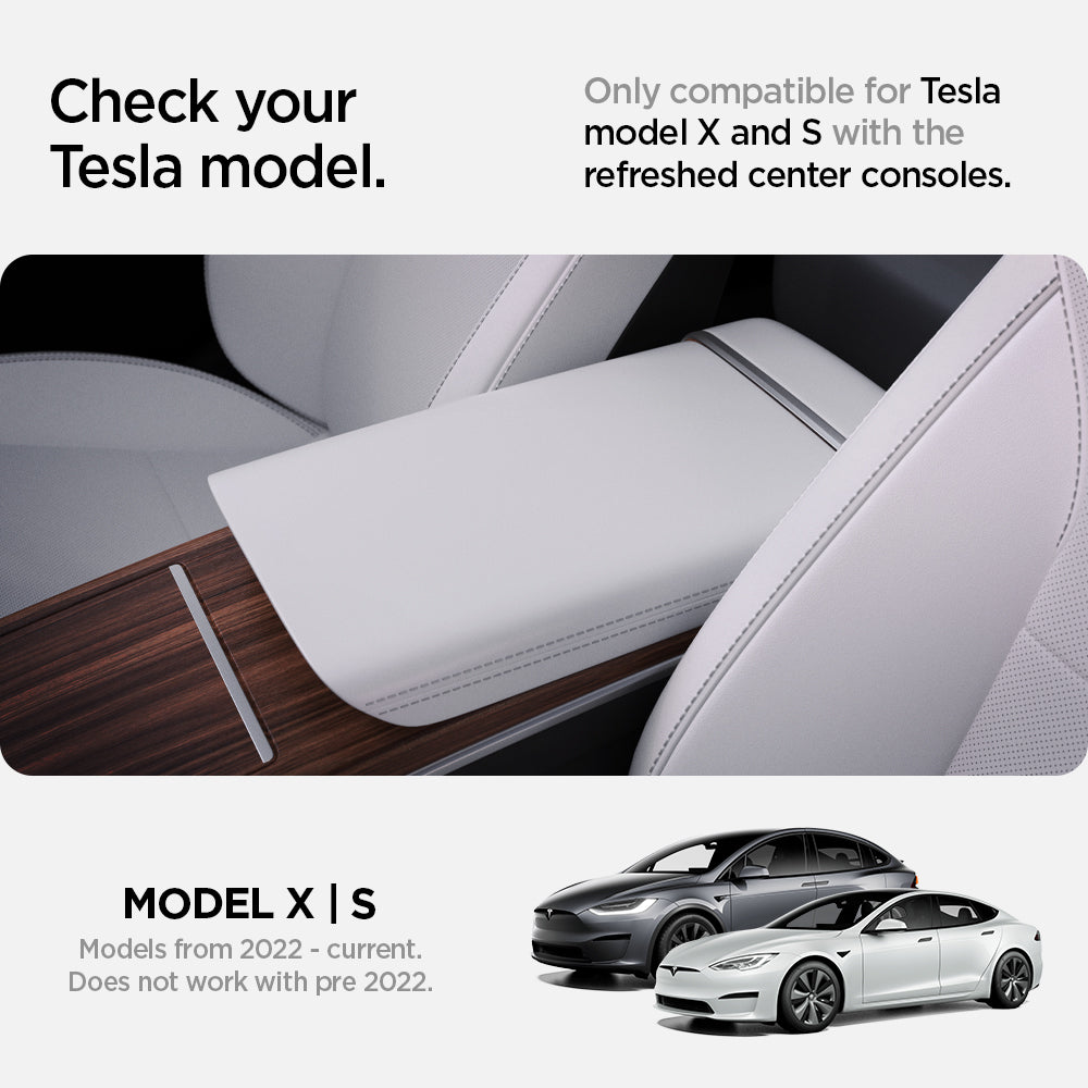 Tesla Series - Non-Slide Center Console Organizer | 3-Section