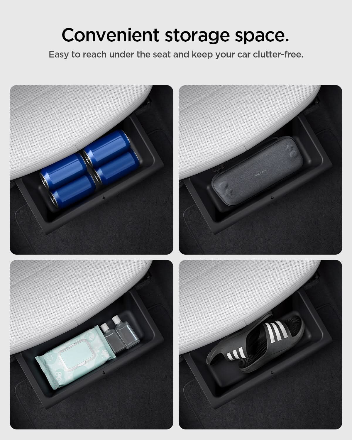 Tesla Series - Underseat Organizer Box | 1 Pack