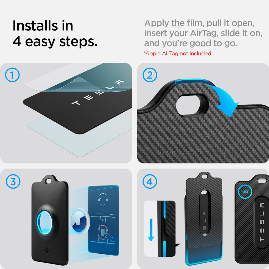 Tesla AirFit Key Card Holder 2-pack | TO242