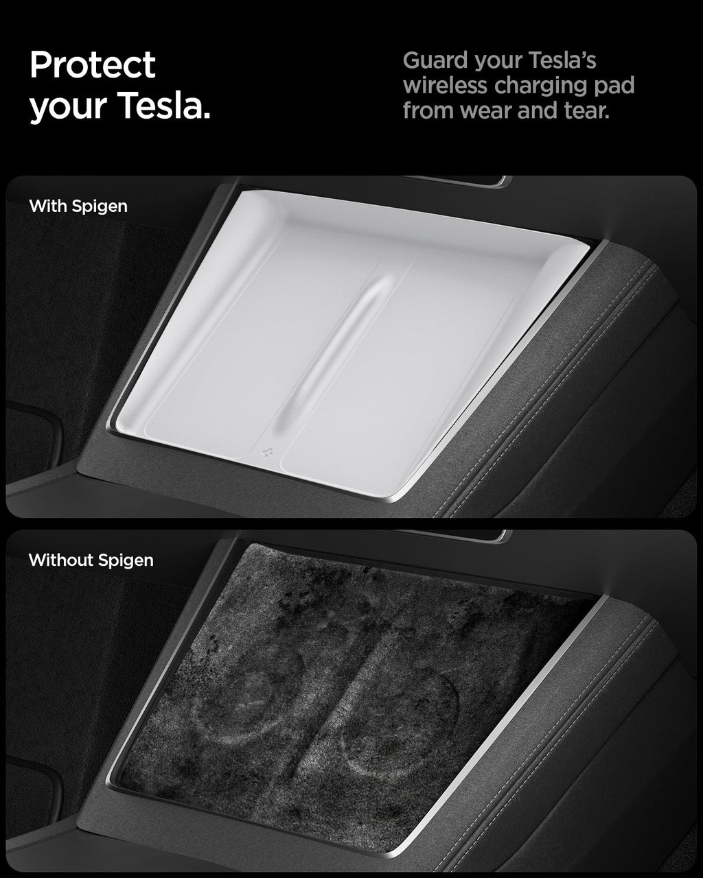 Tesla Series - Wireless Charging Pad Cover