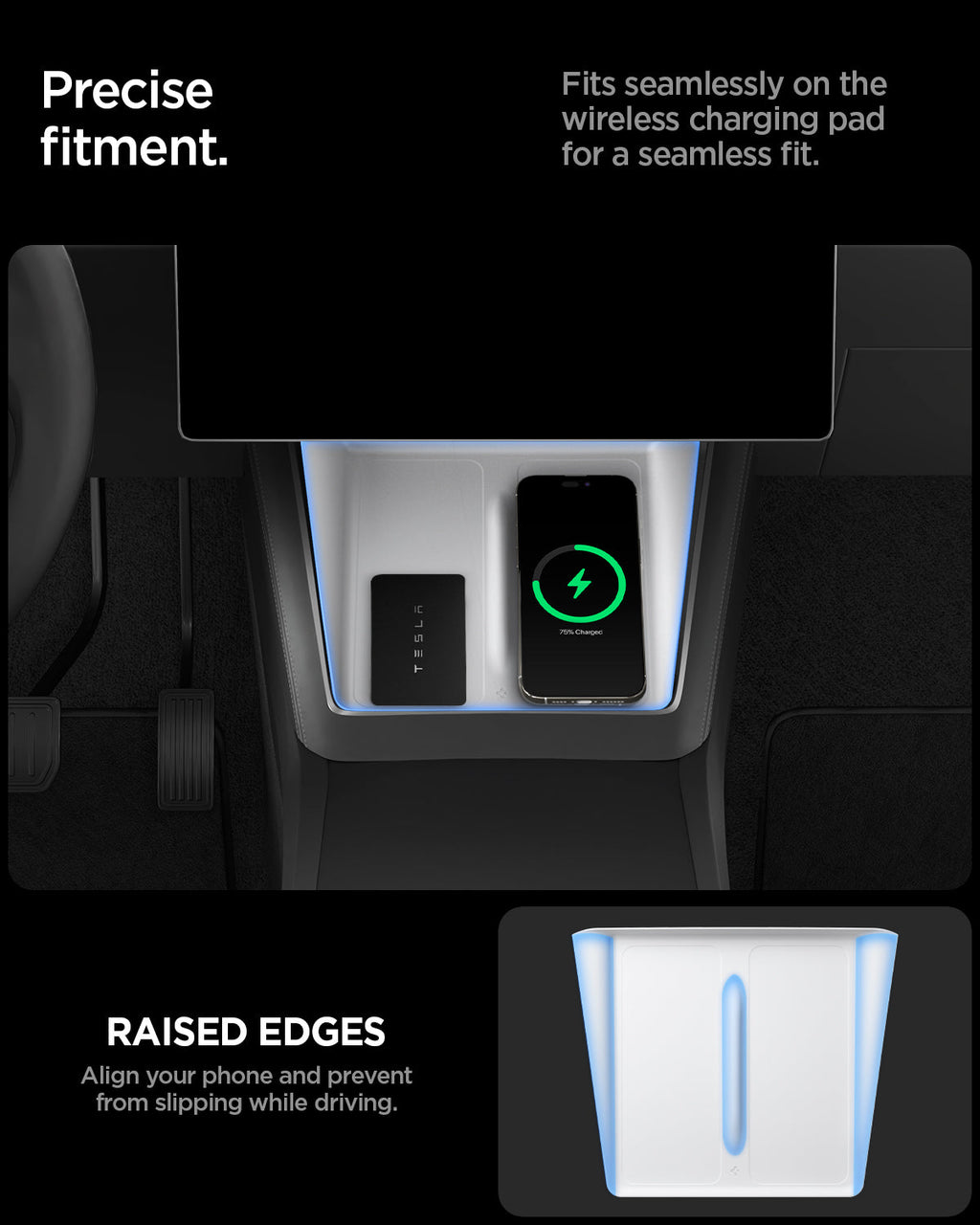 Tesla Series - Wireless Charging Pad Cover