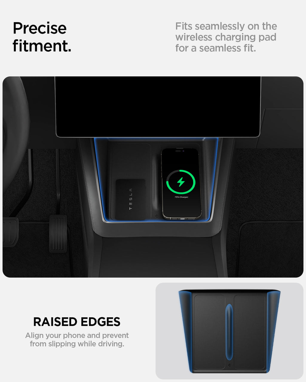Tesla Series - Wireless Charging Pad Cover