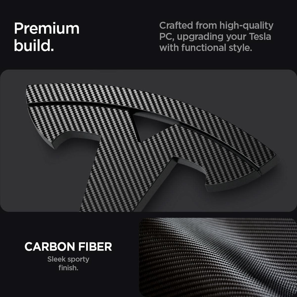 Tesla Series - Front Emblem Logo Cover