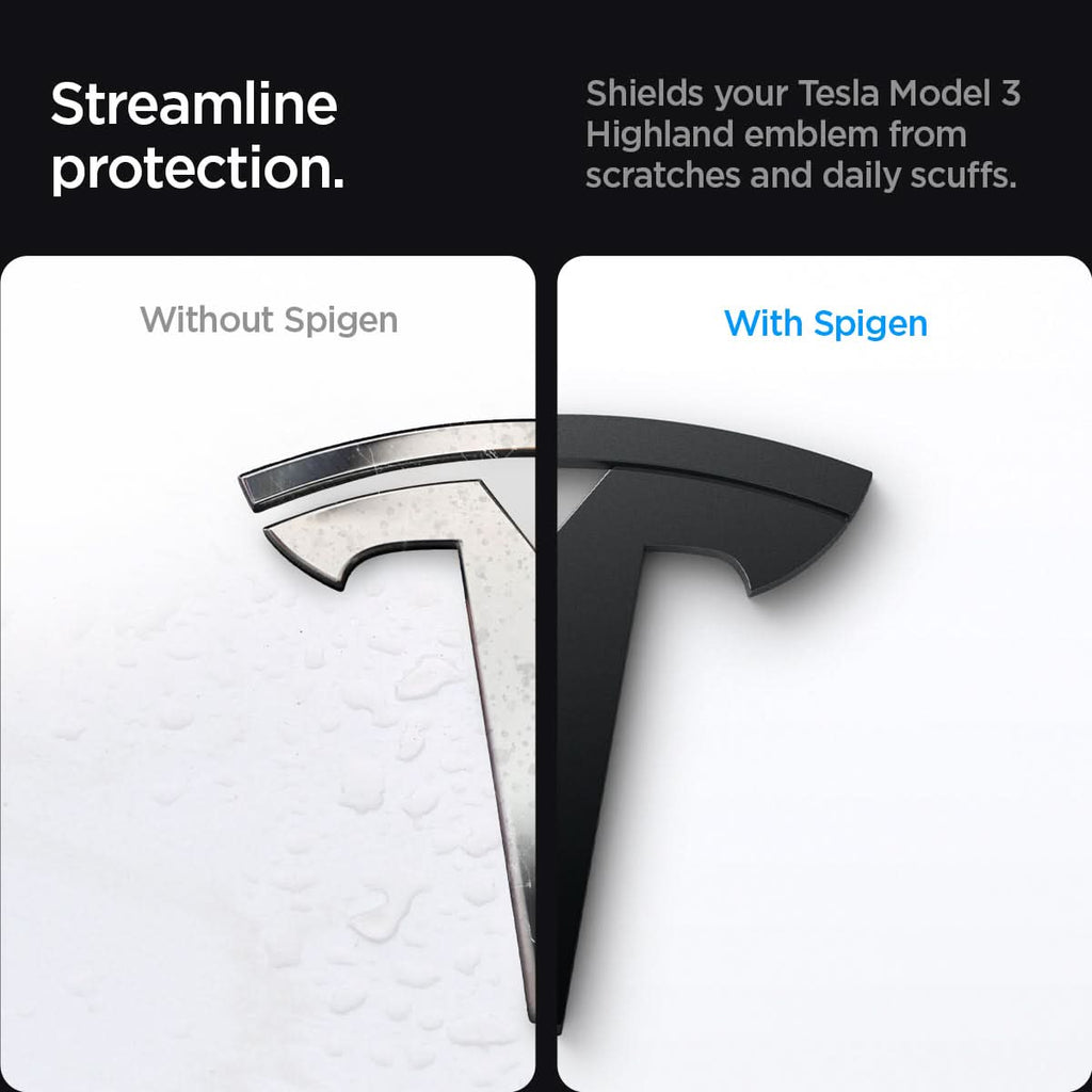 Tesla Series - Front Emblem Logo Cover