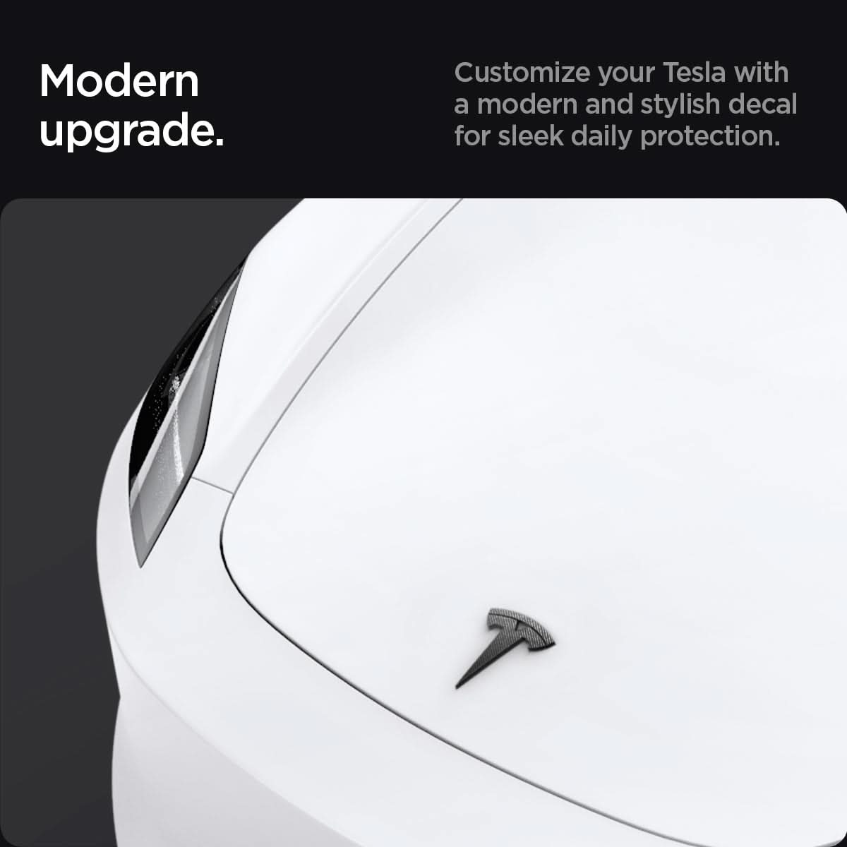 Tesla Series - Front Emblem Logo Cover