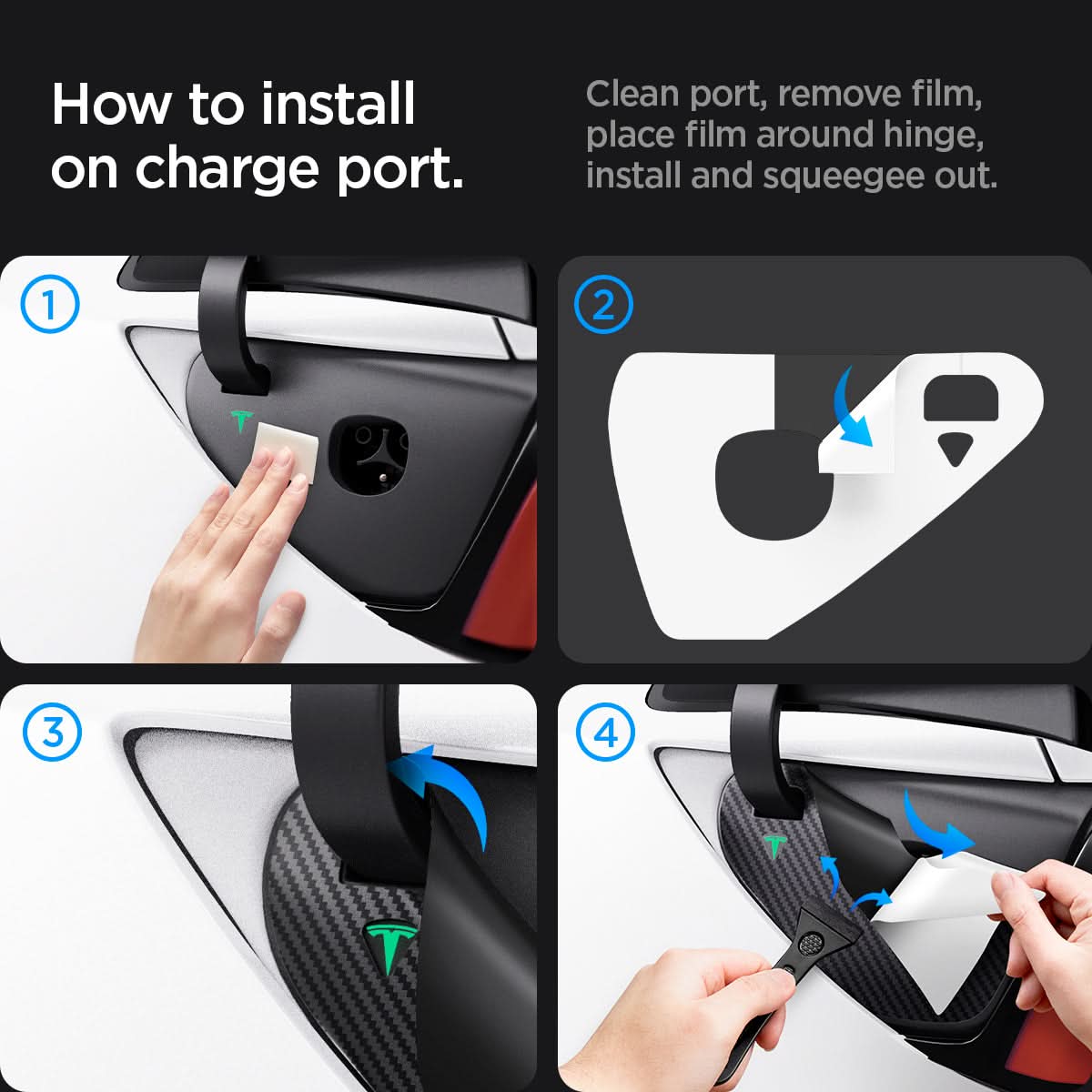 Tesla Series - Charging Port Protective Film