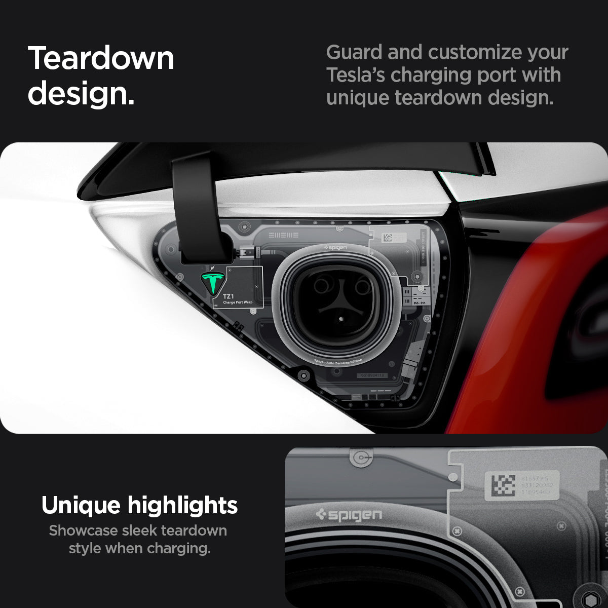 Tesla Series - Charging Port Inner Protective Film | Zero One