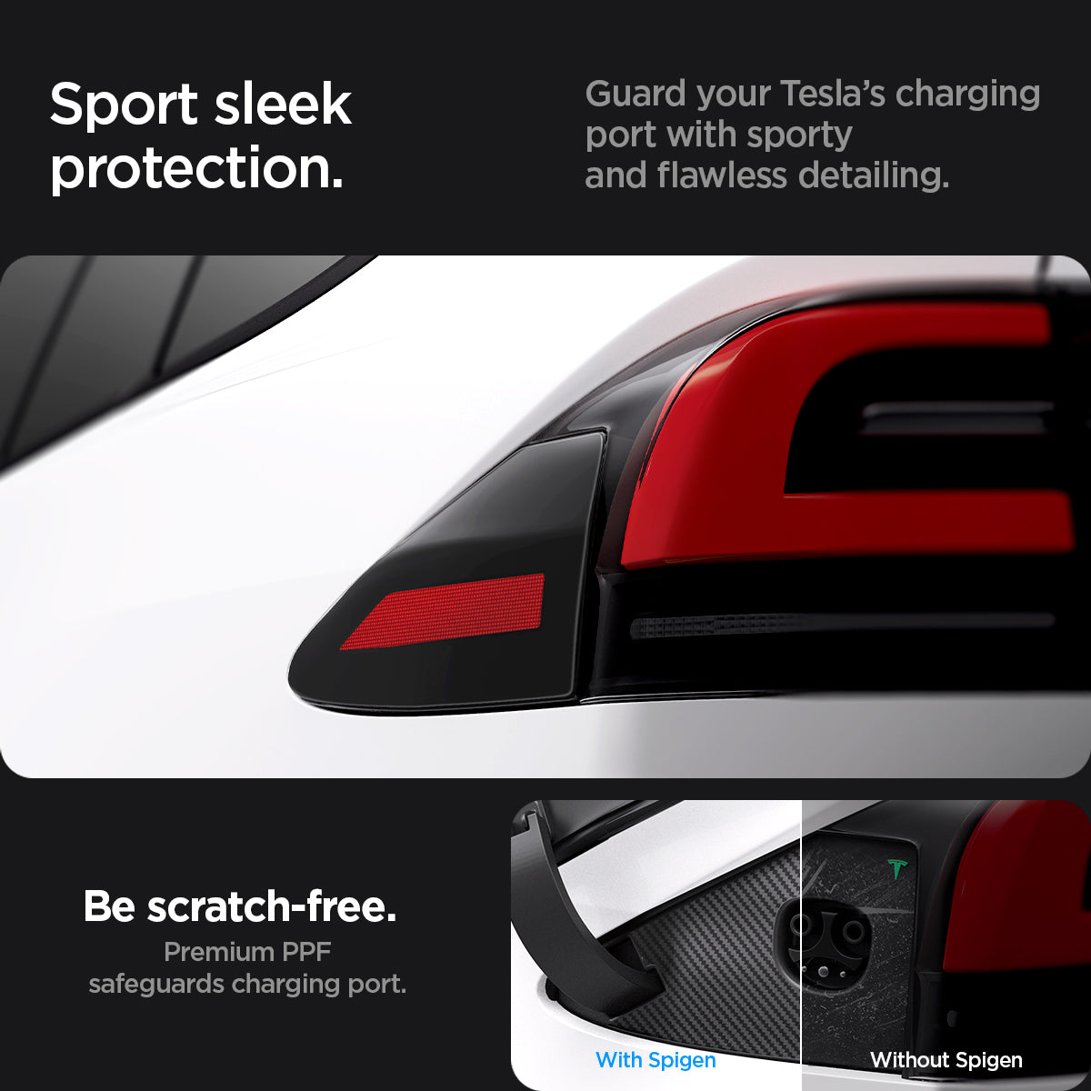 Tesla Series - Charging Port Protective Film