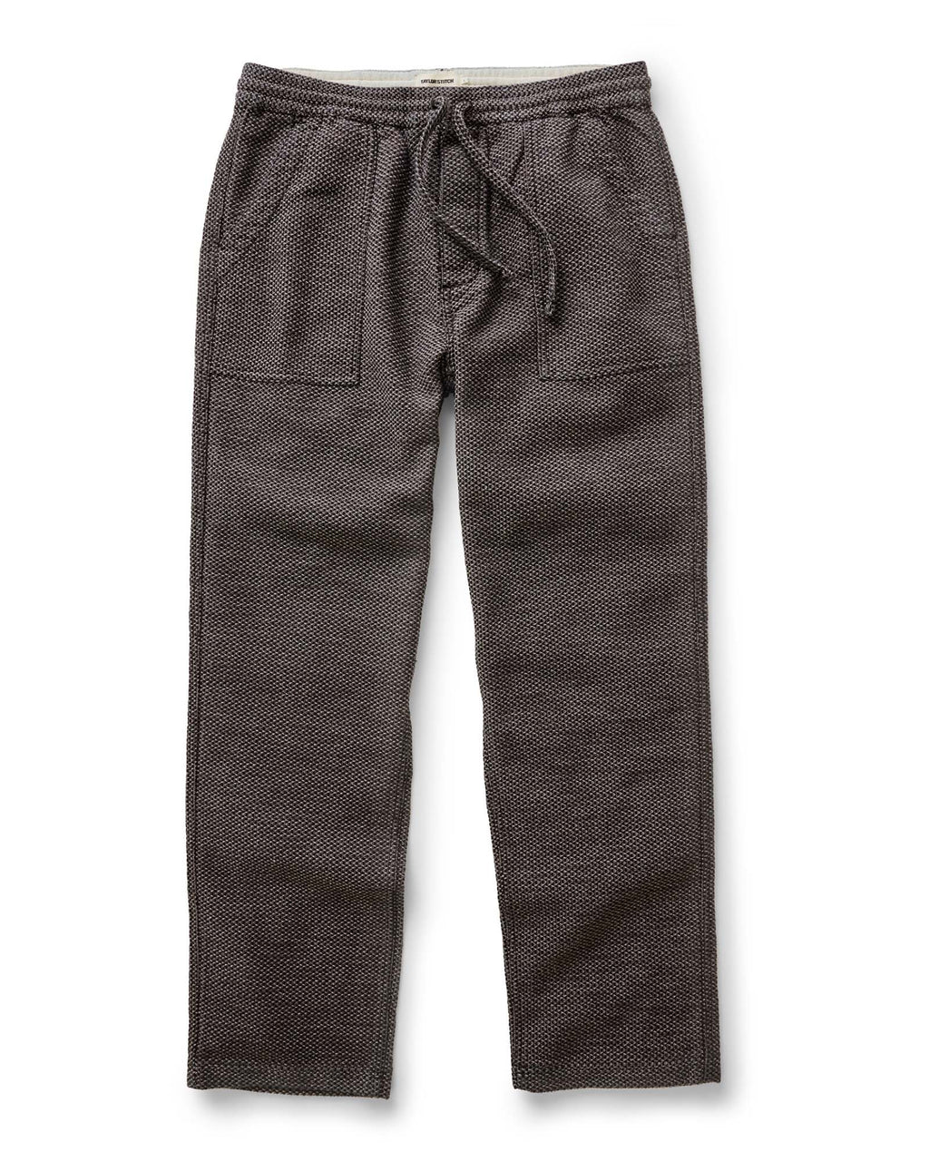 The Breakwater Pant in Charcoal Sashiko