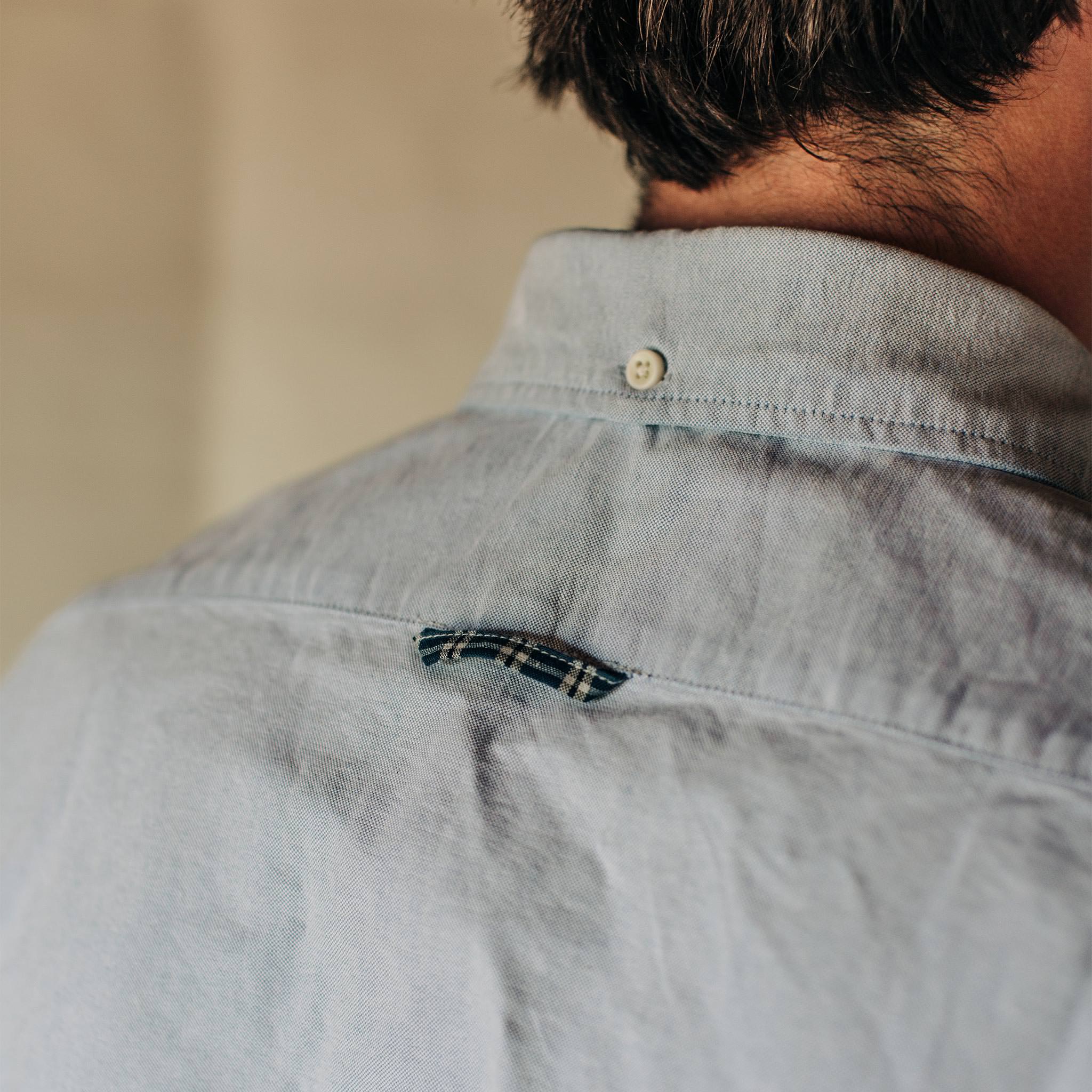 The Atelier and Repairs Jack in Washed Blue Oxford