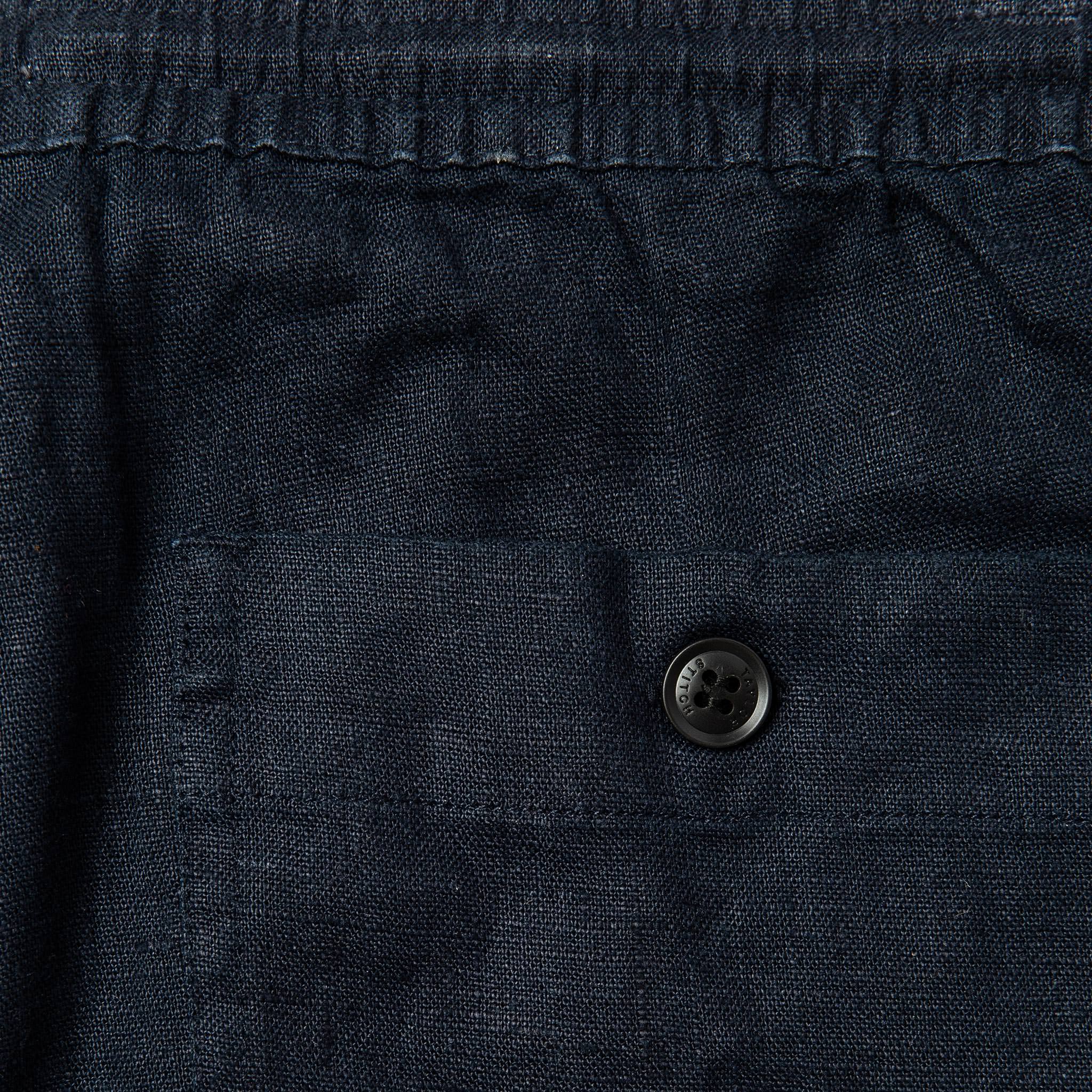 The Apres Short in Navy Hemp