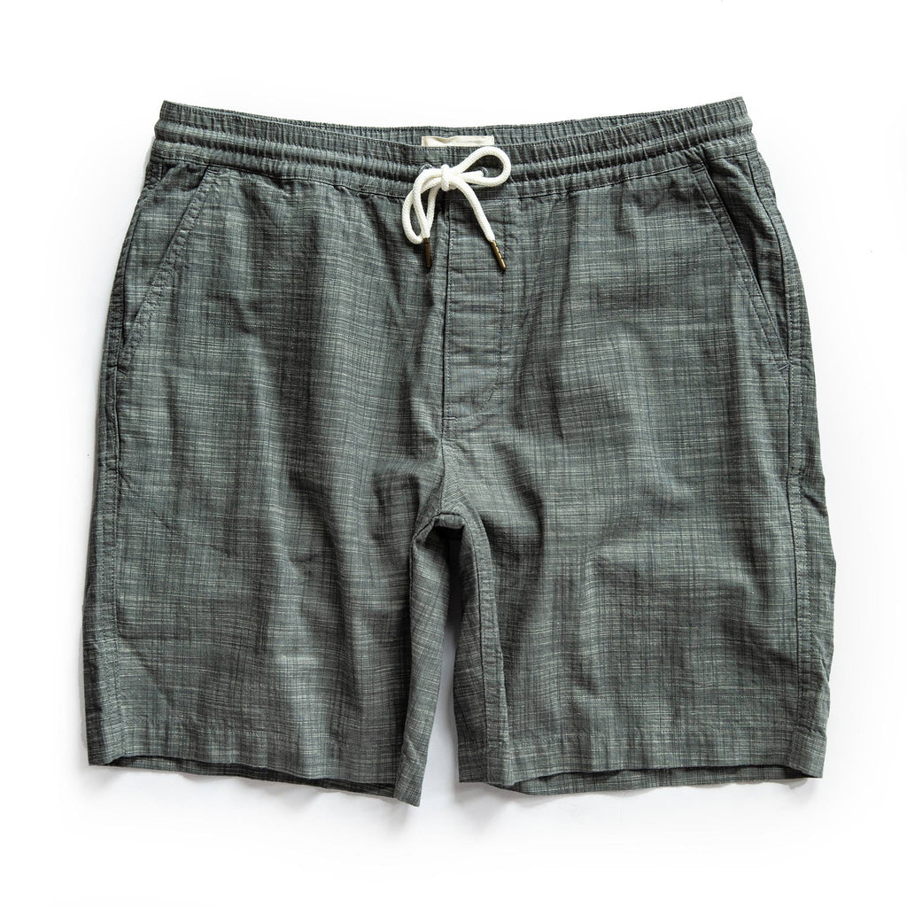 The Apres Short in Olive Pin Dot