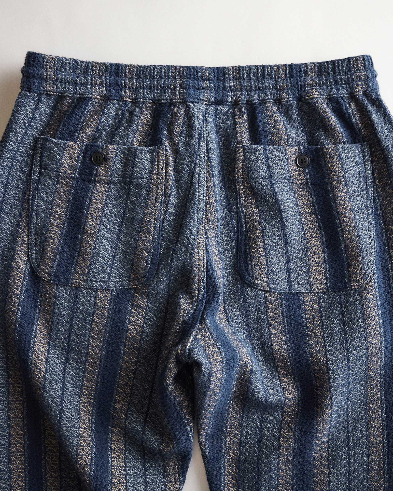The Apres Pant in Marine Stripe