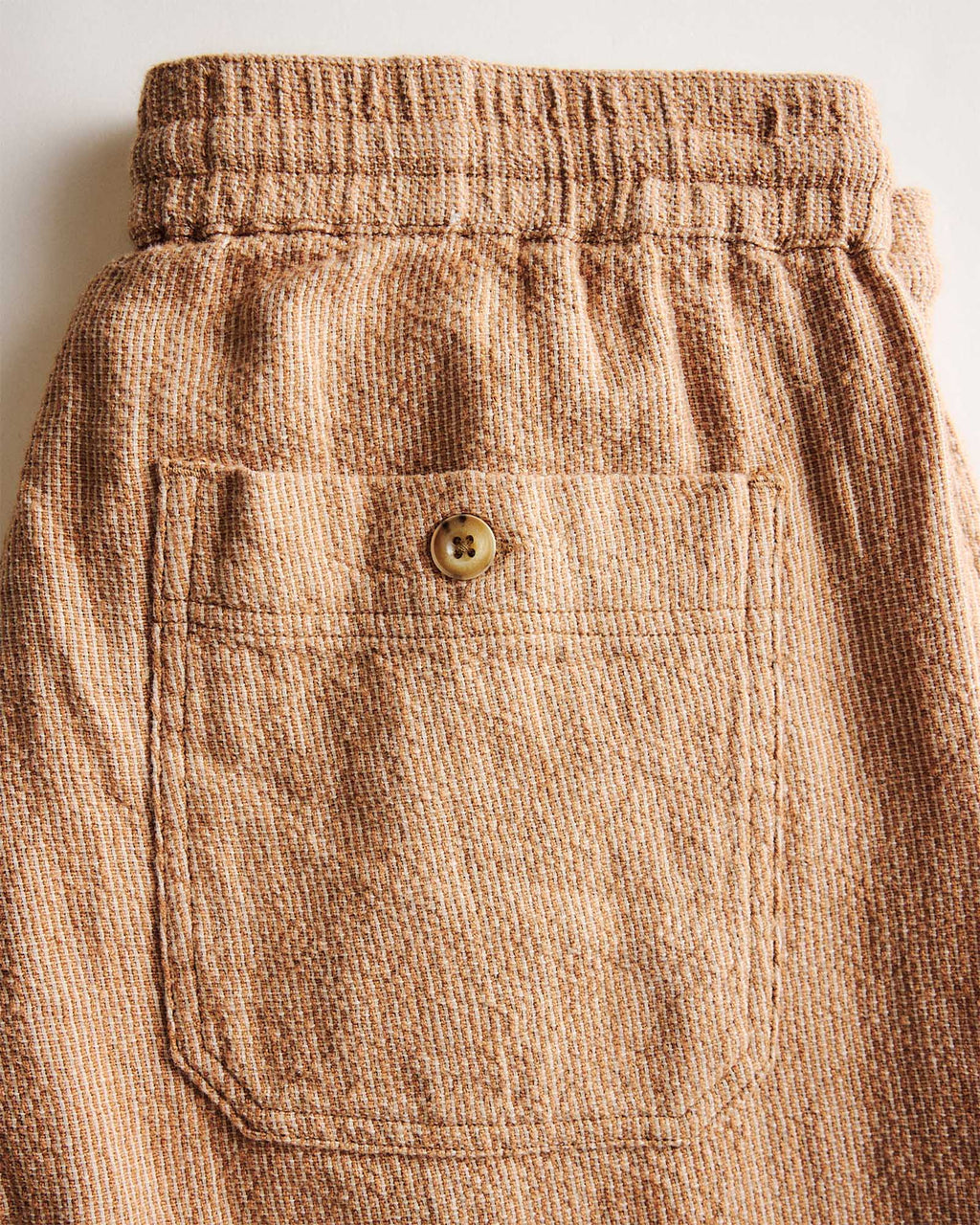 The Breakwater Pant in Chili Stripe Linen